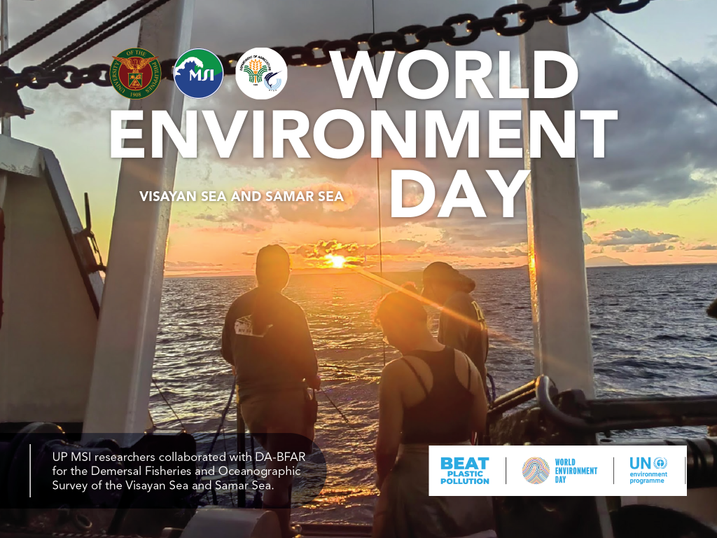 UP MSI participates in M/V DA-BFAR Demersal Stock Assessment and Oceanographic Survey in Visayan and Samar Sea