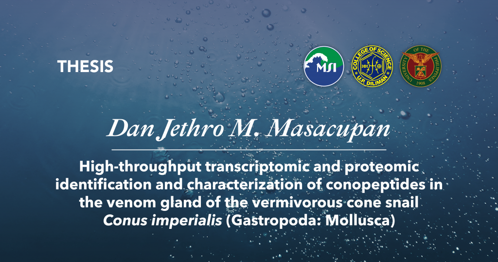 Title: High-throughput transcriptomic and proteomic identification and characterization of conopeptides in the venom gland of the vermivorous cone snail Conus imperialis (Gastropoda: Mollusca)