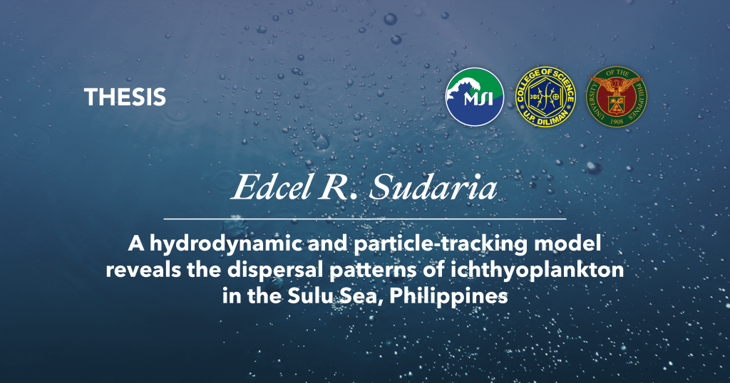 Title: A hydrodynamic and particle-tracking model reveals the dispersal patterns of ichthyoplankton in the Sulu Sea, Philippines